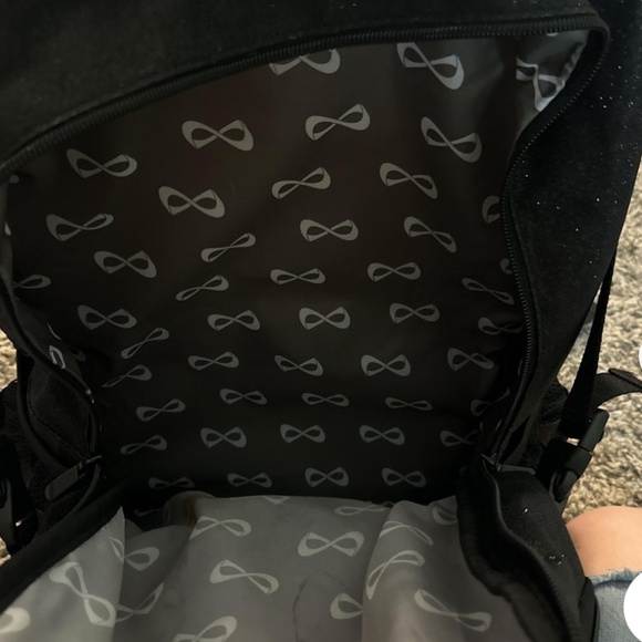 Sparkly Black Nfinity Backpack  #cheerleader - Picture 4 of 6